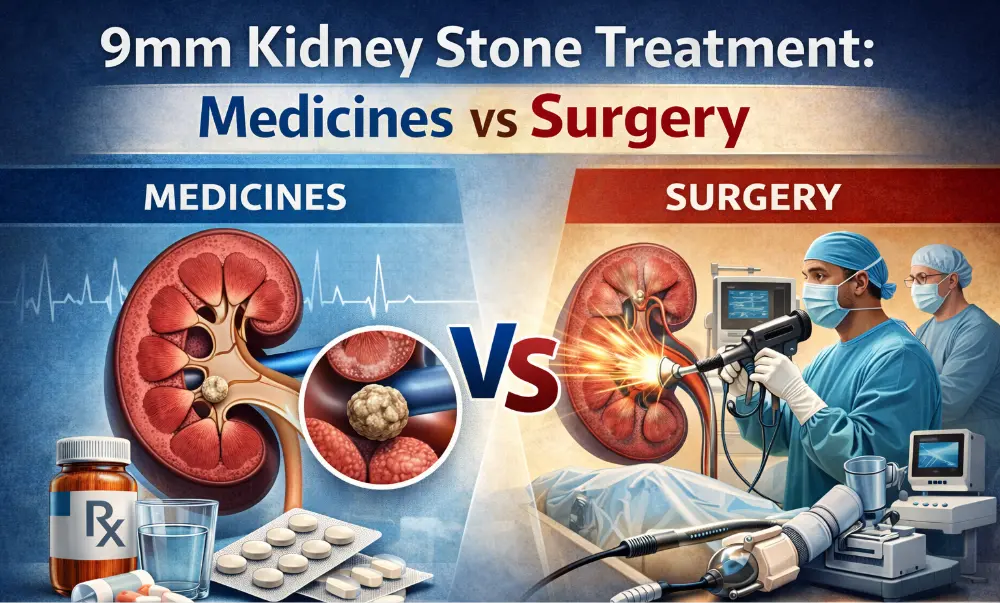 9mm Kidney Stone Treatment: Medicines vs Surgery