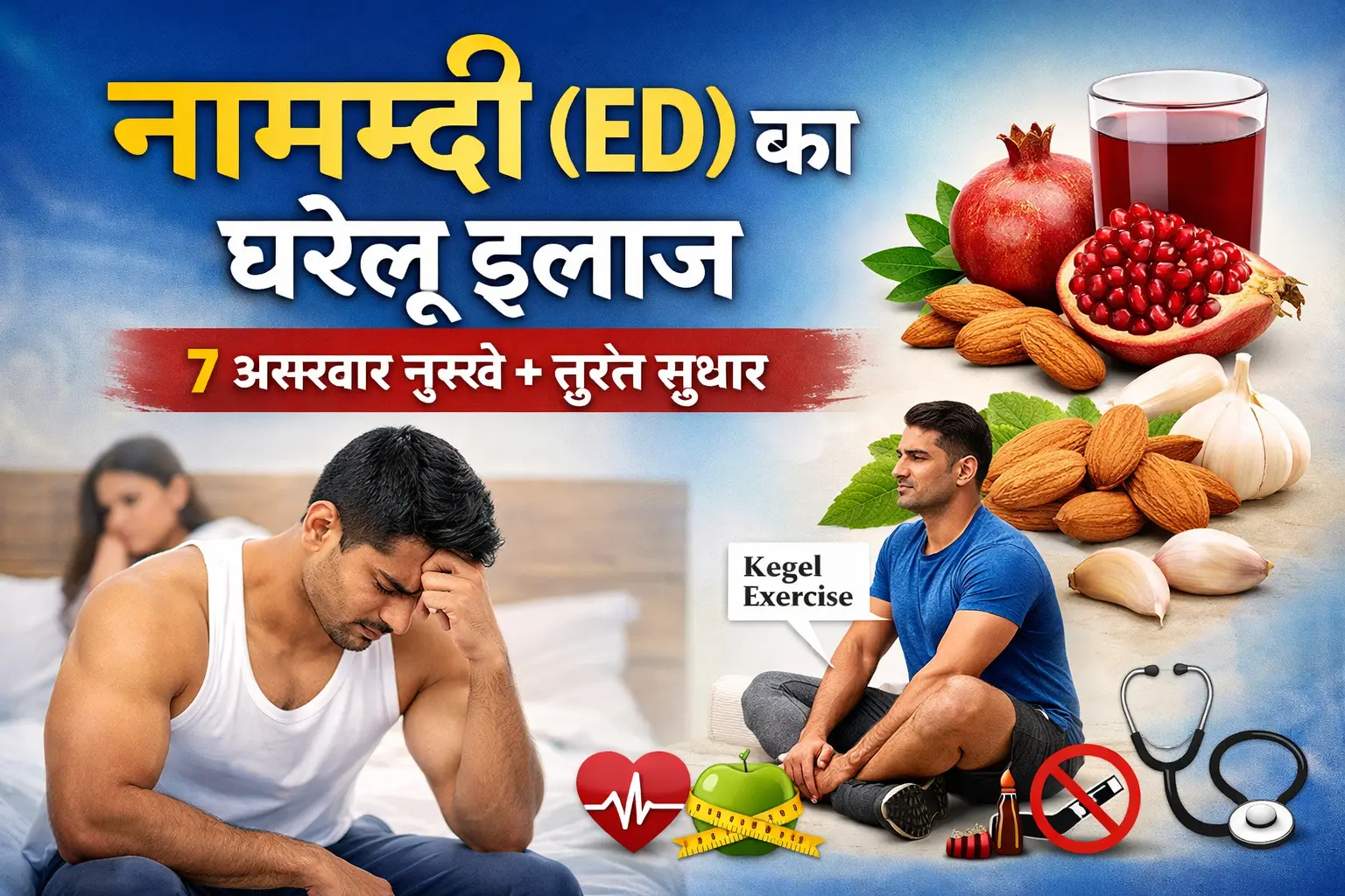 नामर्दी (ED) का घरेलू इलाज